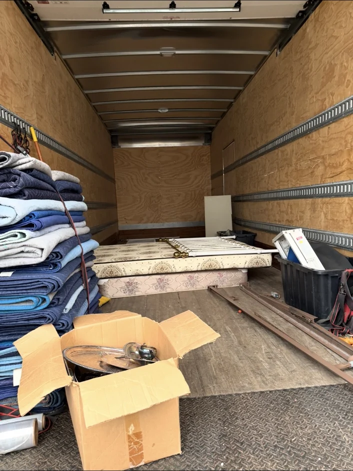 Moving equipment prepared for a specialty delivery